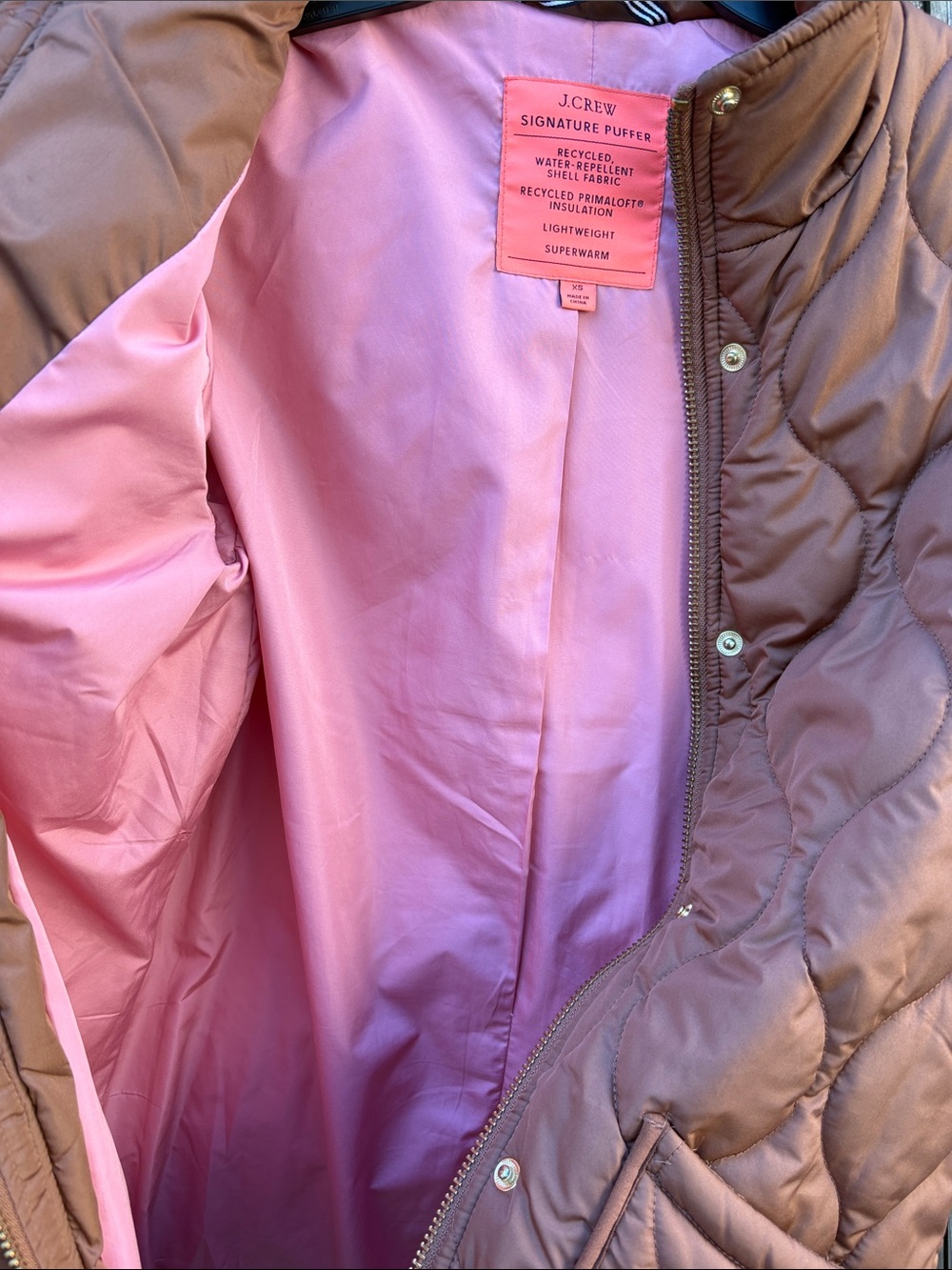J. Crew XS Signature Puffer with primaloft. - Picture 9 of 9